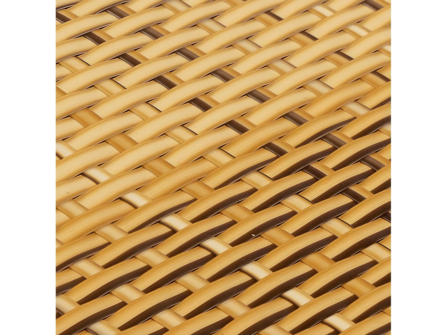 Paravents de balcon 10 pcs marron clair 255x19 résine tressée