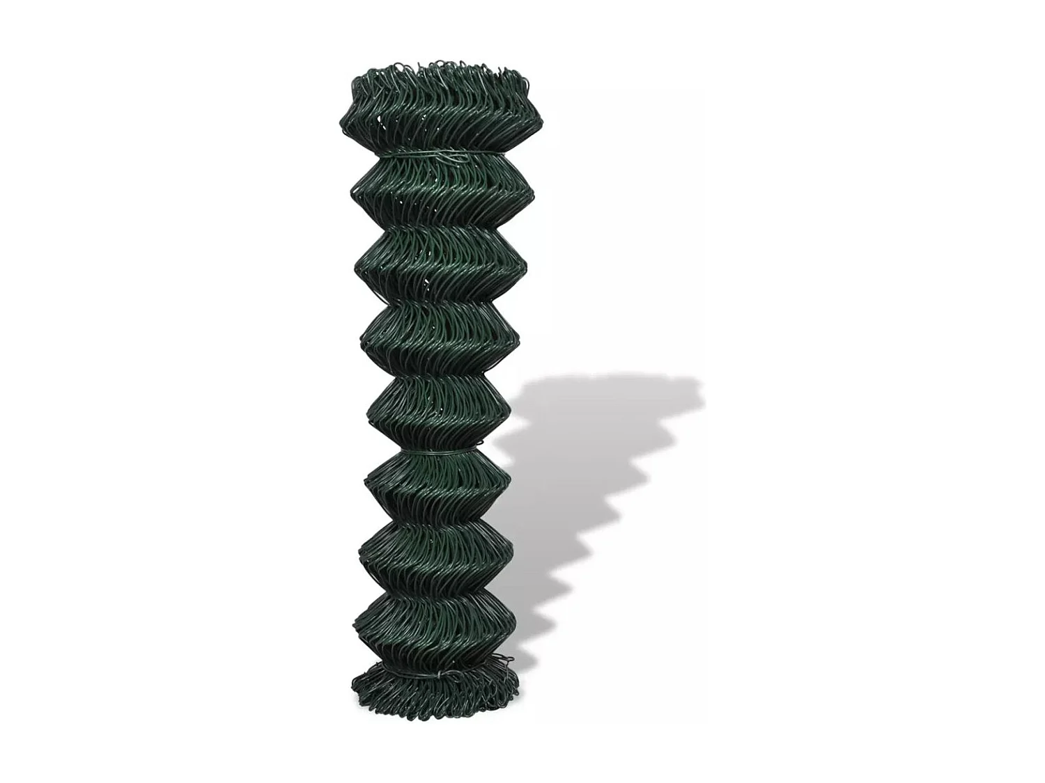 Clôture à mailles losangées Acier 1,5x15 m Vert