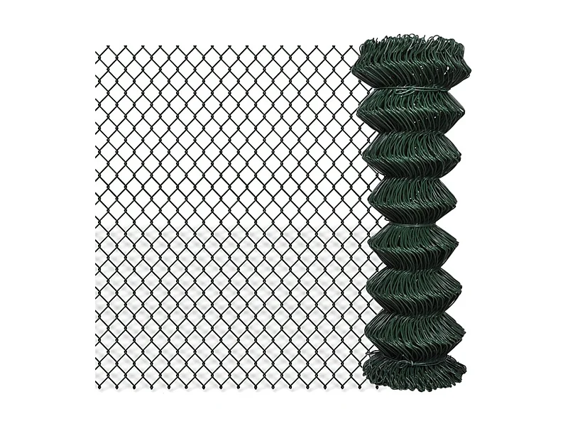 Clôture à mailles losangées Acier 1,25x25 m