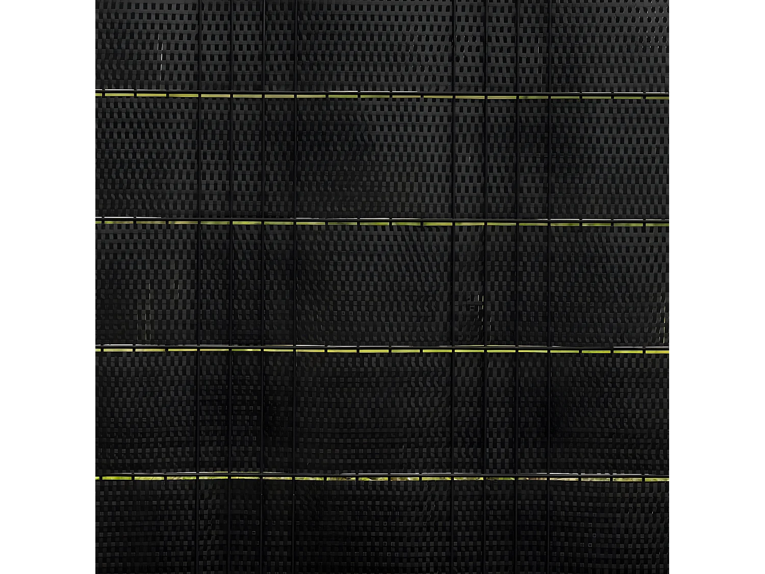 Paravents de balcon 5 pcs noir 255x19 résine tressée