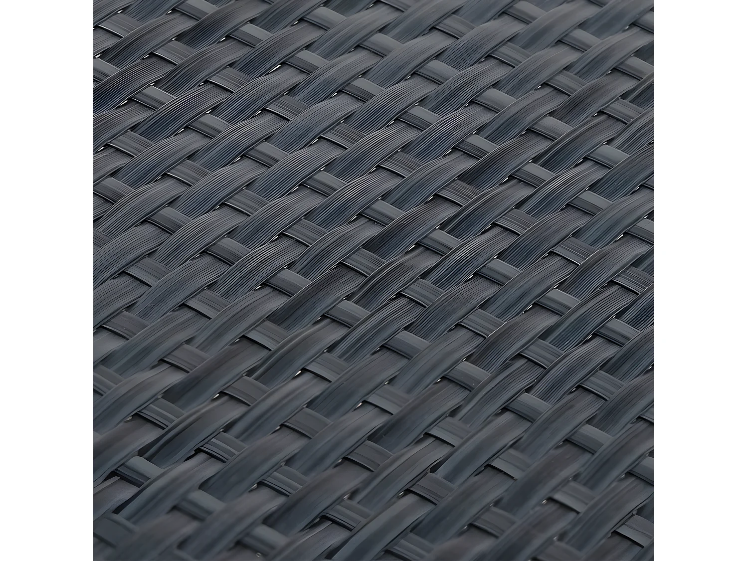 Paravents de balcon 10 pcs anthracite 255x19 résine tressée