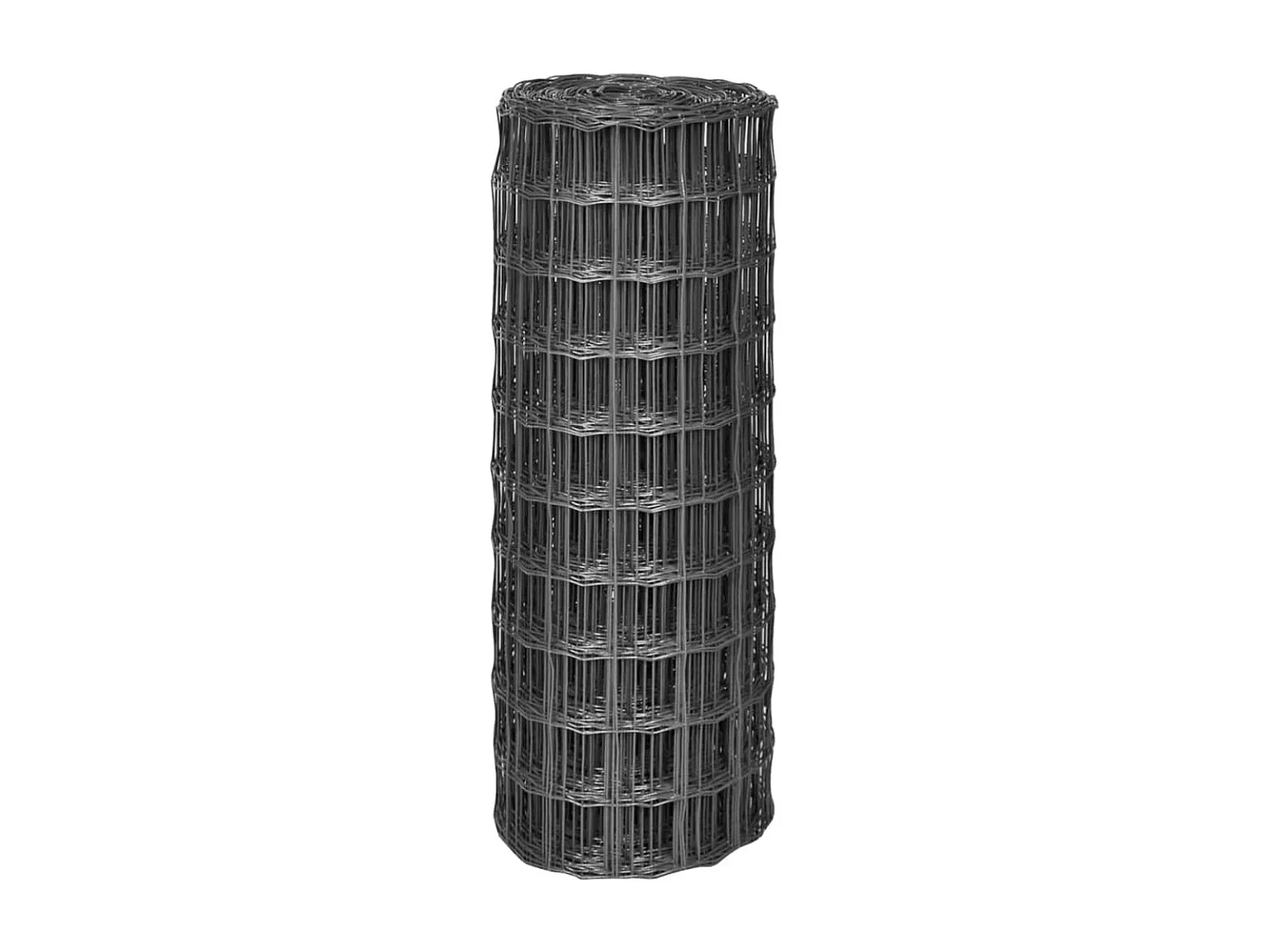 Clôture euro Acier 25 x 1 m Gris 5