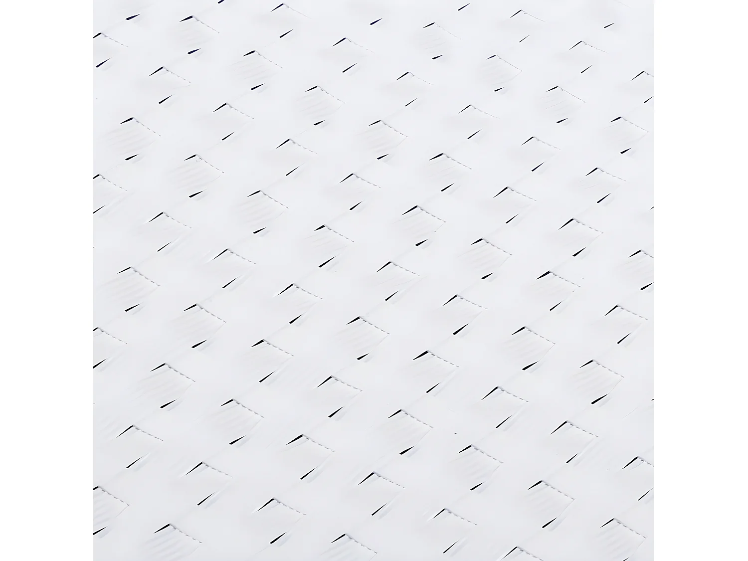 Paravents de balcon 10 pcs blanc 255x19 résine tressée