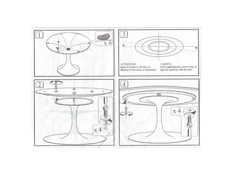 Table tulipe ronde-Plateau Noir mat-Diamètre 110 cm-Piètement Blanc mat