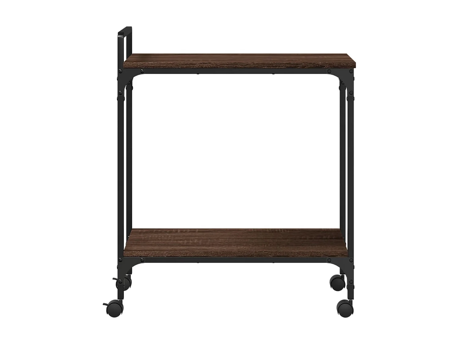 Chariot de cuisine chêne marron 60,5x31x72,5 bois ingénierie