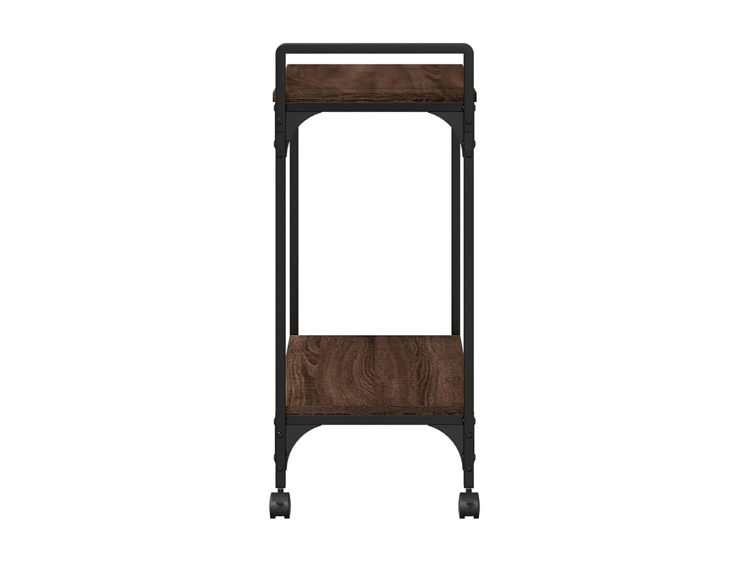 Chariot de cuisine chêne marron 60,5x31x72,5 bois ingénierie
