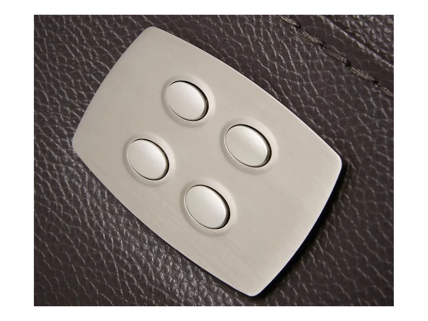 Ducka microvezel elektrische relaxbank-Kleur Bruin-Systeem Elektrisch-Aantal plaatsen) 2 zitplaatsen