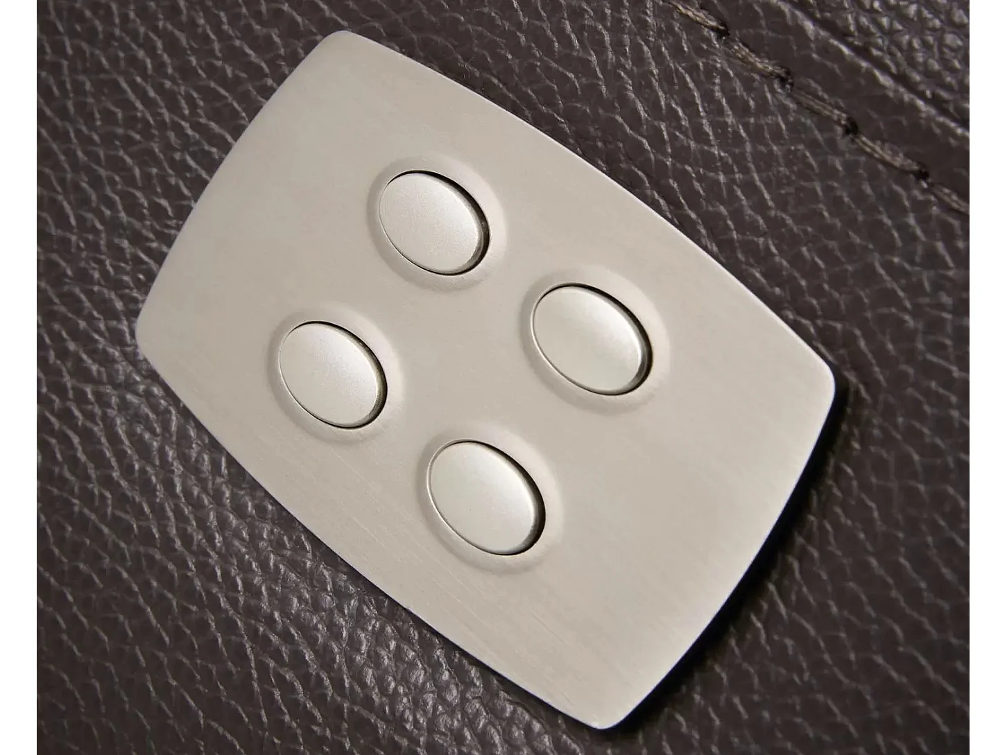 Ducka microvezel elektrische relaxbank-Kleur Bruin-Systeem Elektrisch-Aantal plaatsen) 2 zitplaatsen