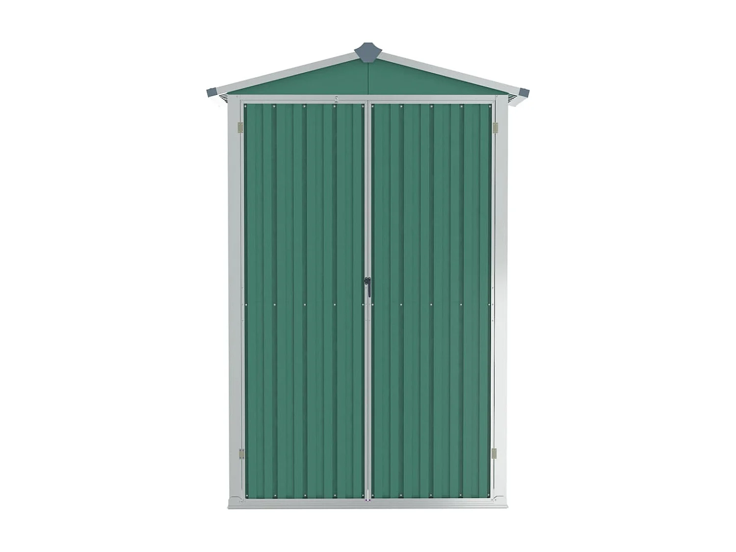 Abri de jardin Vert 107,5x46x183 Acier galvanisé