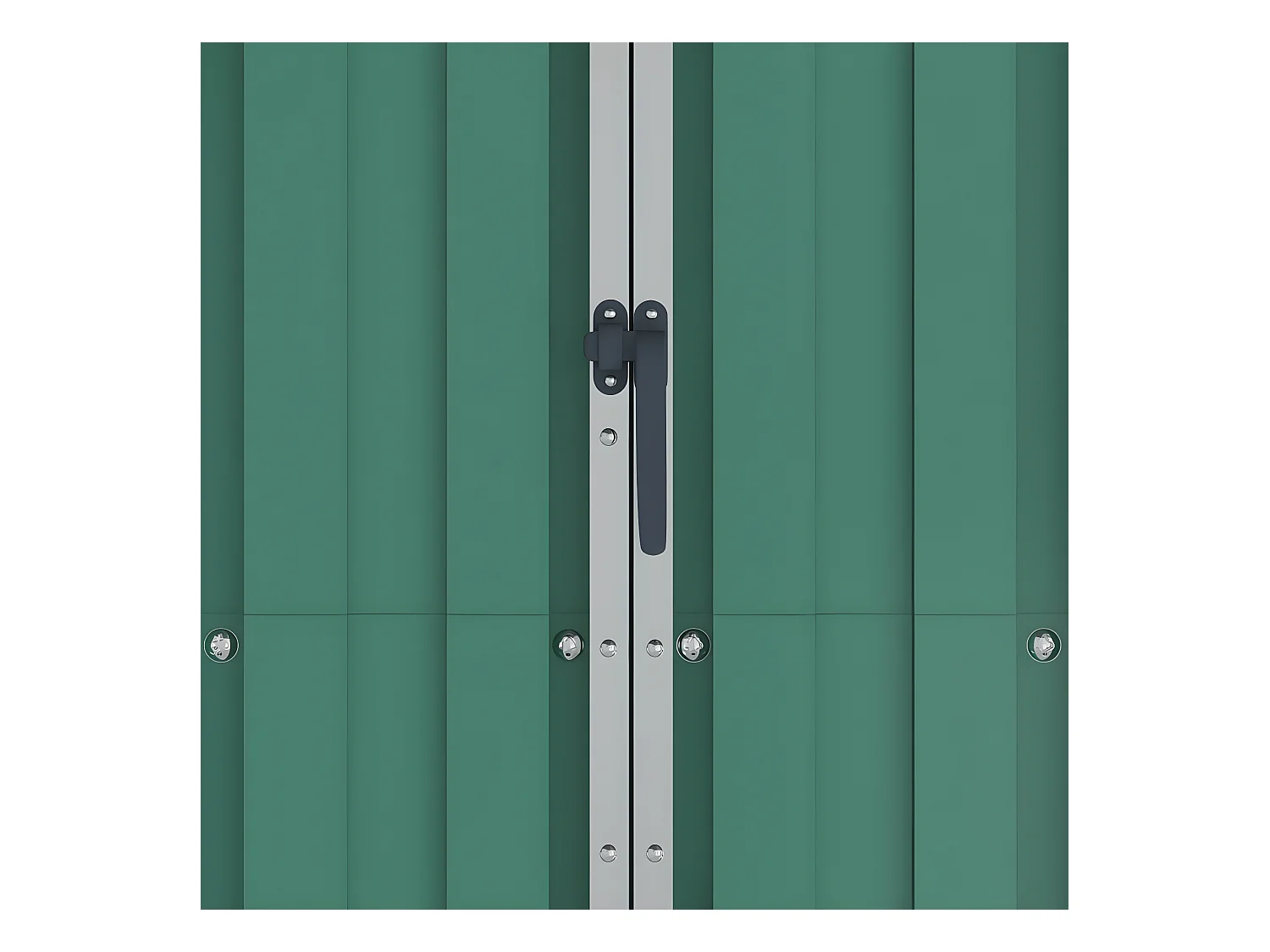 Abri de jardin Vert 107,5x46x183 Acier galvanisé