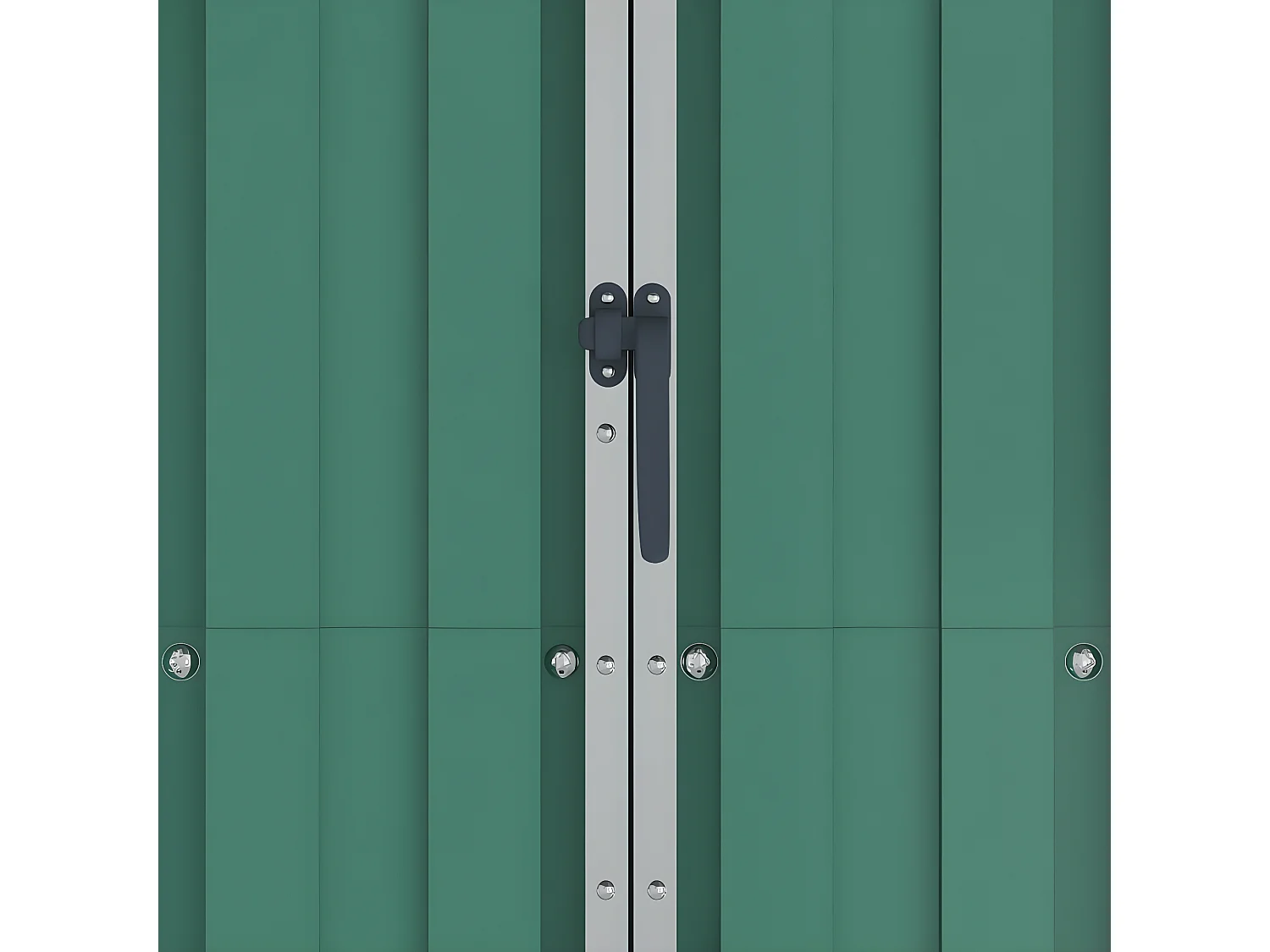 Abri de jardin Vert 107,5x46x183 Acier galvanisé