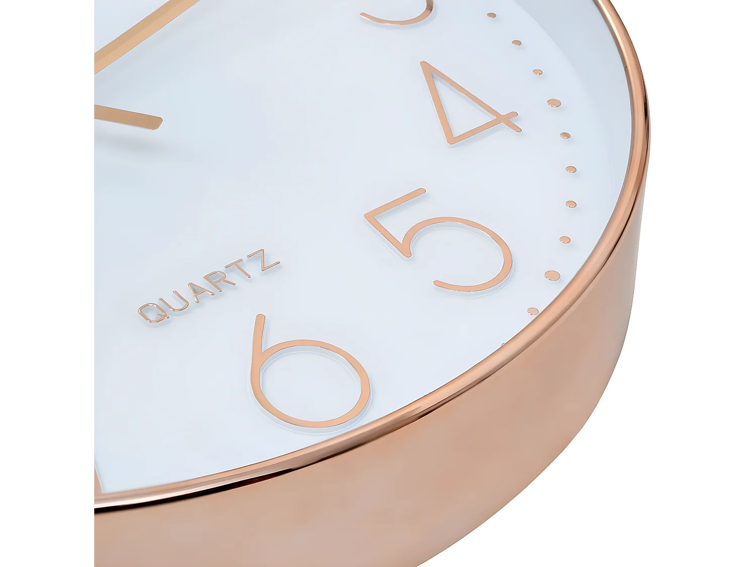 Horloge murale 30cm Or rosé