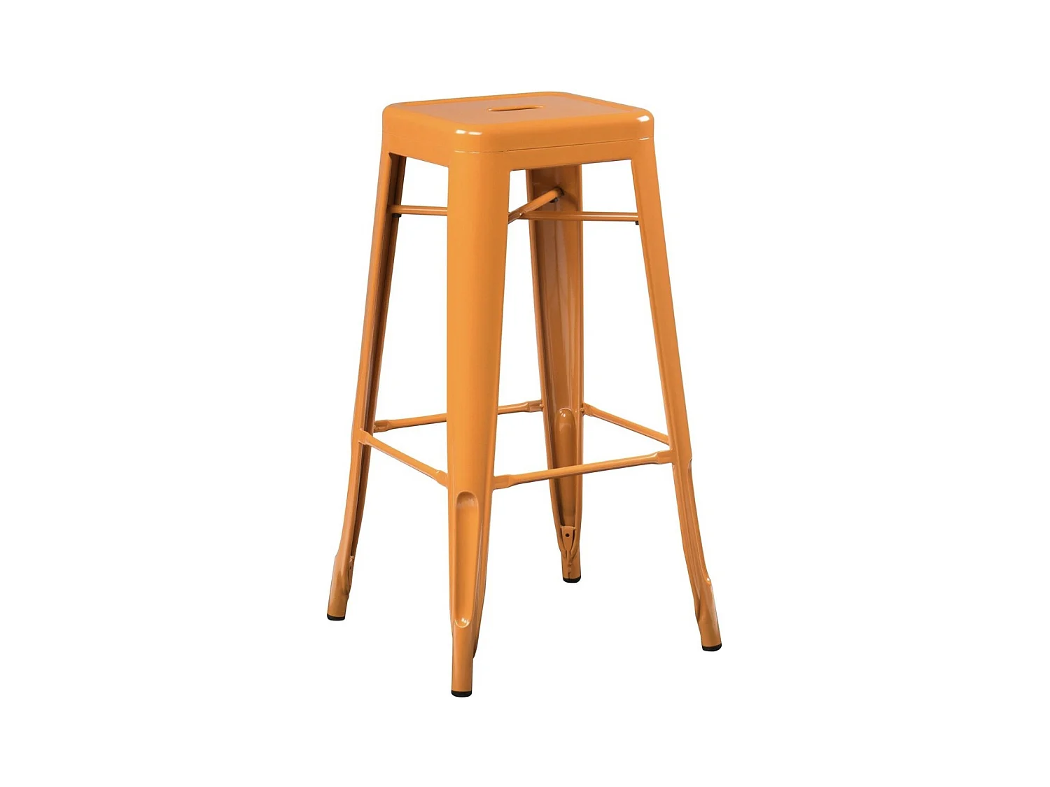 Kontoir taburete de acero beige brillante 76 cm-Color Verde caqui