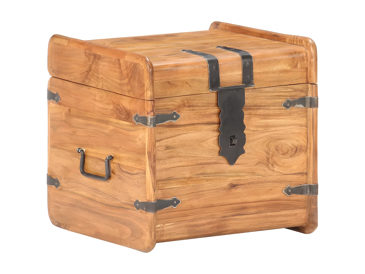 Coffre 40x40x40 Bois d'acacia solide 5