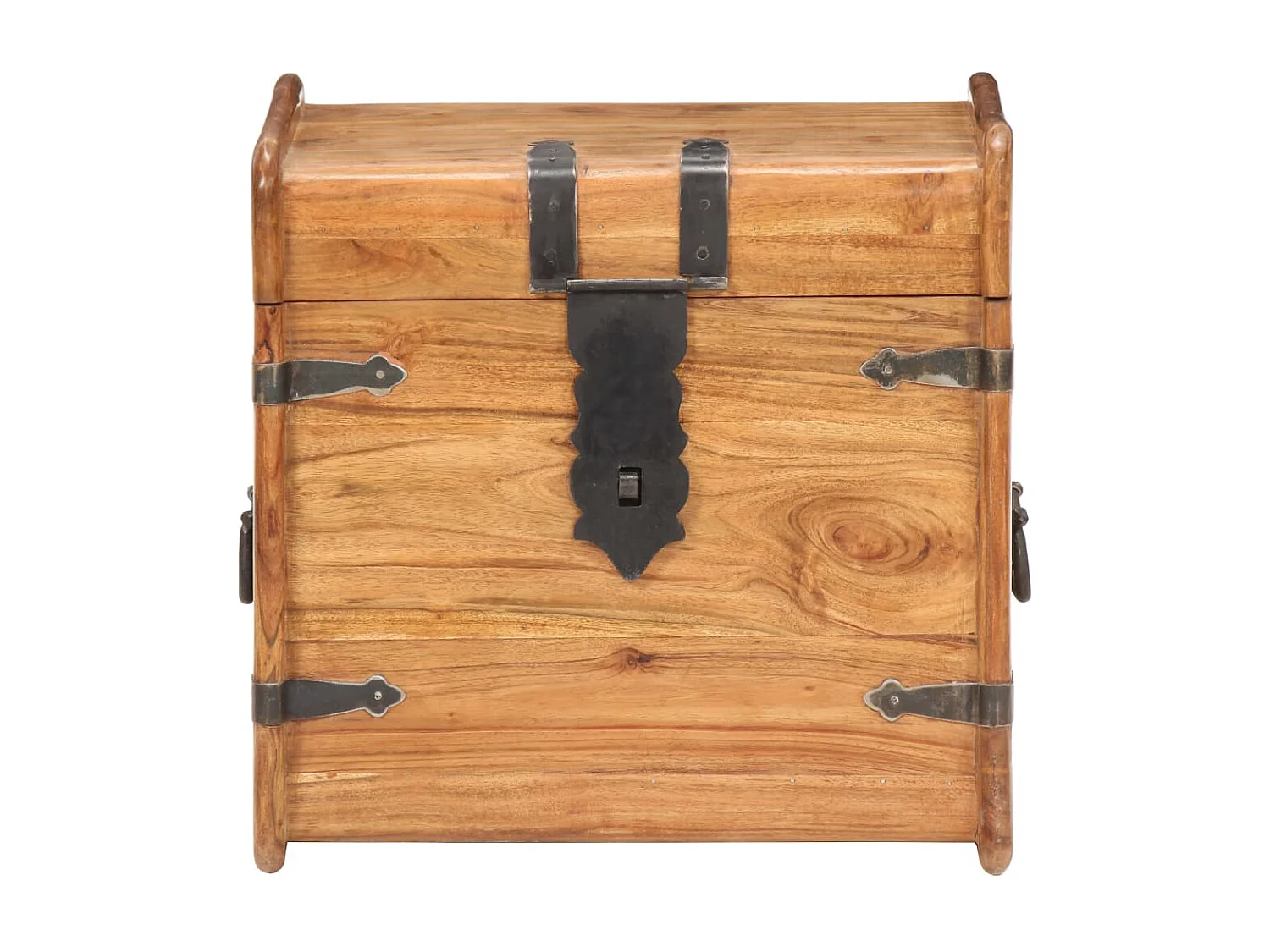 Coffre 40x40x40 Bois d'acacia solide 5