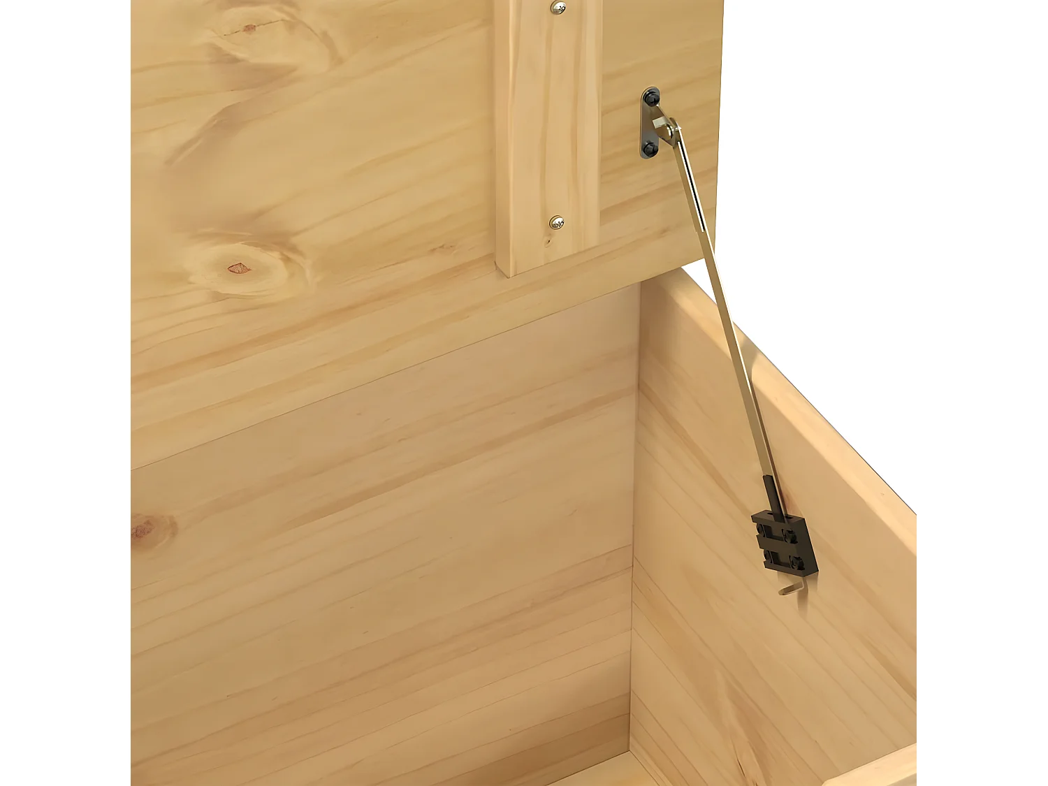 Boîte de rangement Corona 90x78x45 bois de pin massif