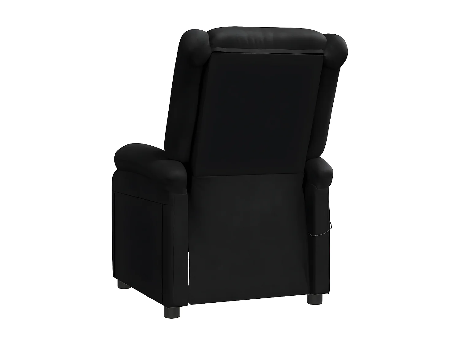 Fauteuil de massage Noir Similicuir