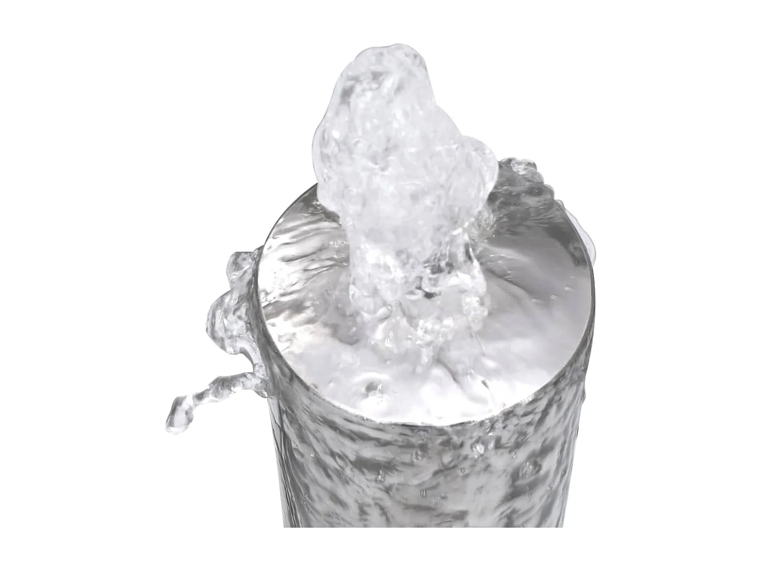 Fontaine de jardin Argenté 48x34x88 Acier inoxydable