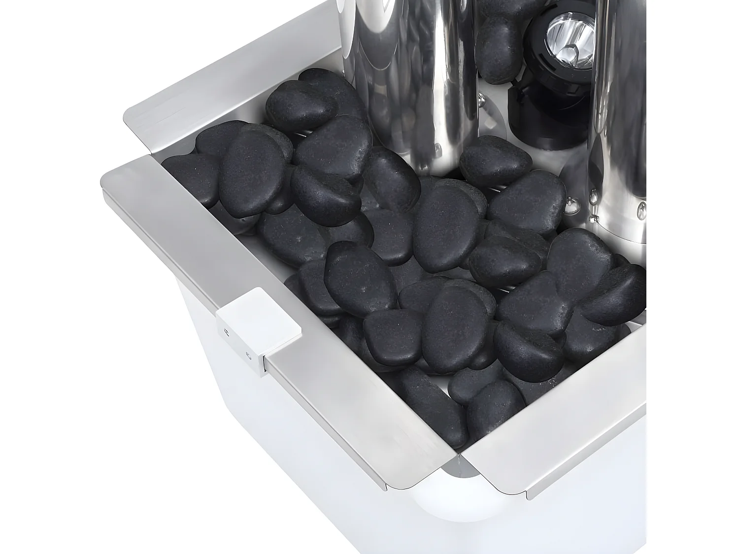 Fontaine de jardin Argenté 48x34x88 Acier inoxydable