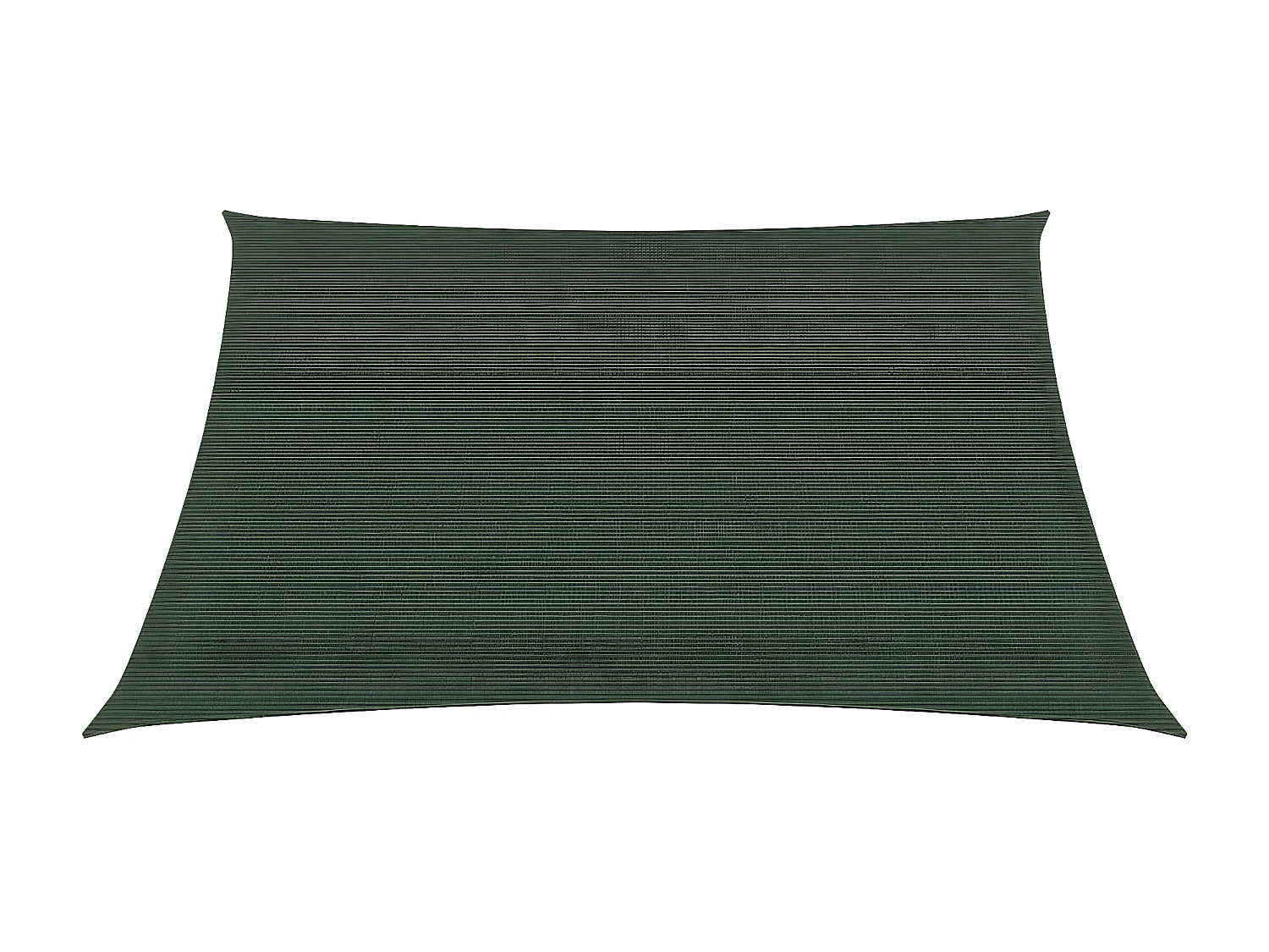 Voile d'ombrage 160 g-m² Vert foncé 4x4 m PEHD