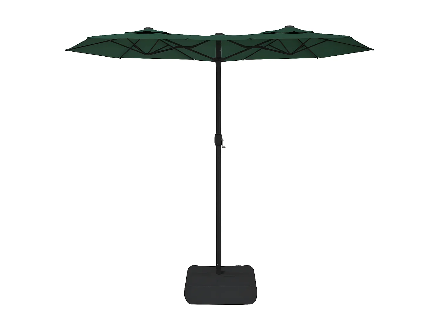 Parasol à double tête avec LED vert 316x240