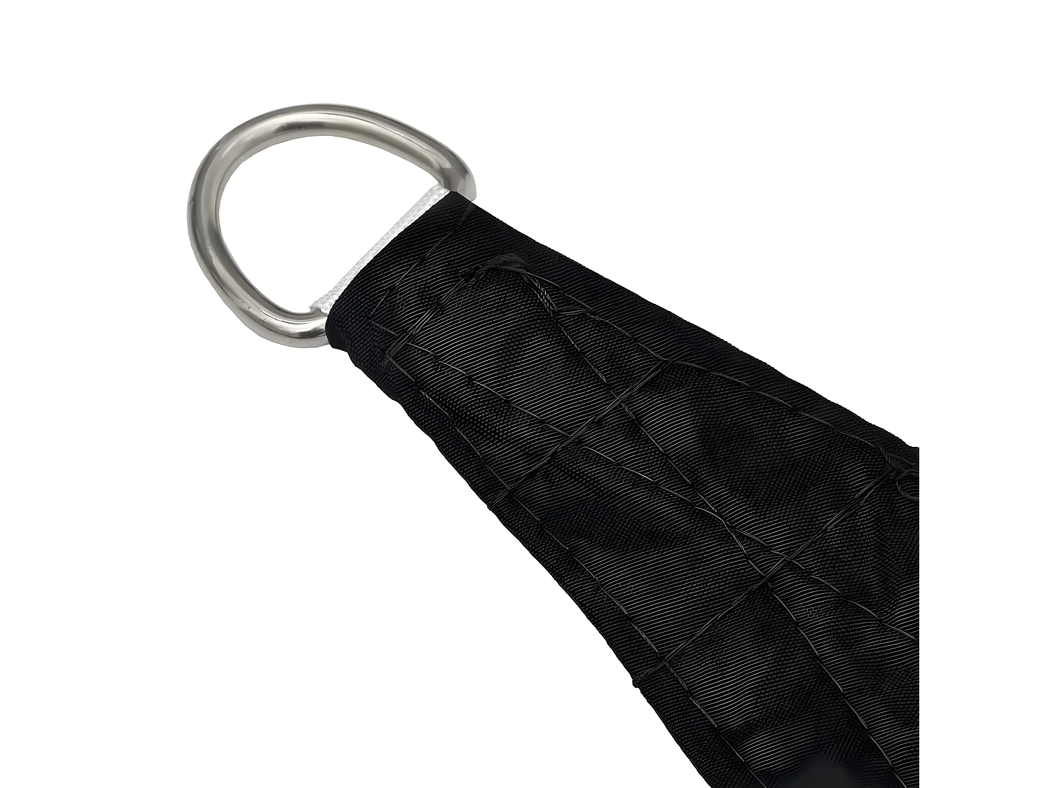 Voile de parasol Tissu Oxford rectangulaire 5x6 m Noir