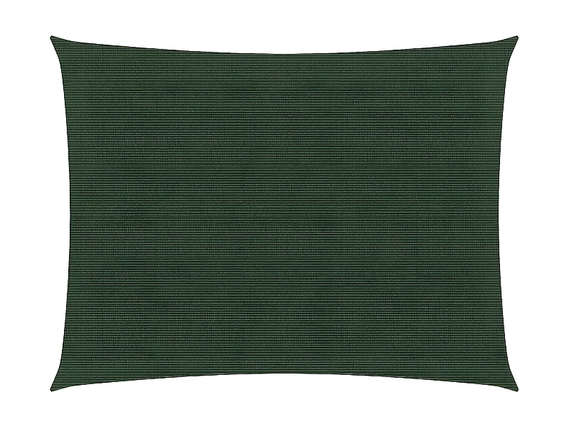 Voile d'ombrage 160 g-m² Vert foncé 2,5x3 m PEHD