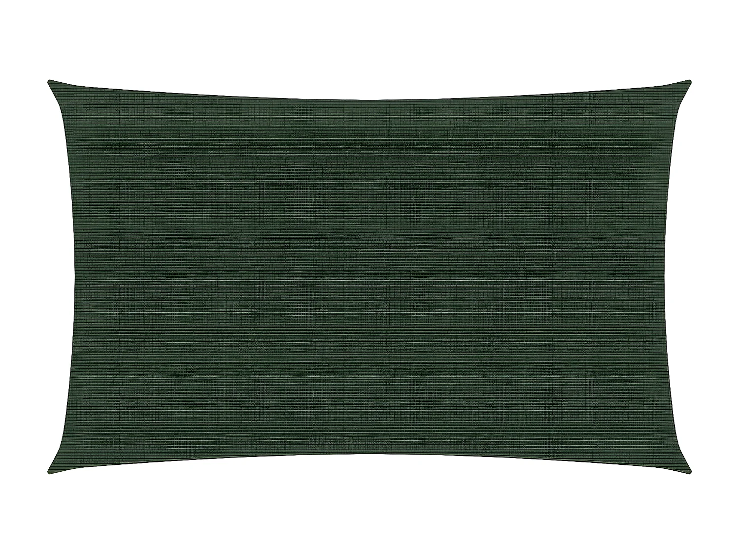 Voile d'ombrage 160 g-m² Vert foncé 3x6 m PEHD