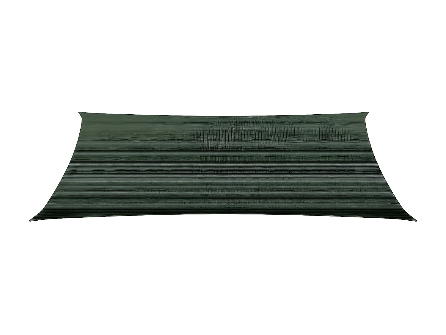 Voile d'ombrage 160 g-m² Vert foncé 3x6 m PEHD