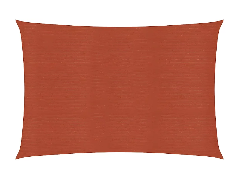 Voile d'ombrage 160 g-m² Terre cuite 2x3 m PEHD