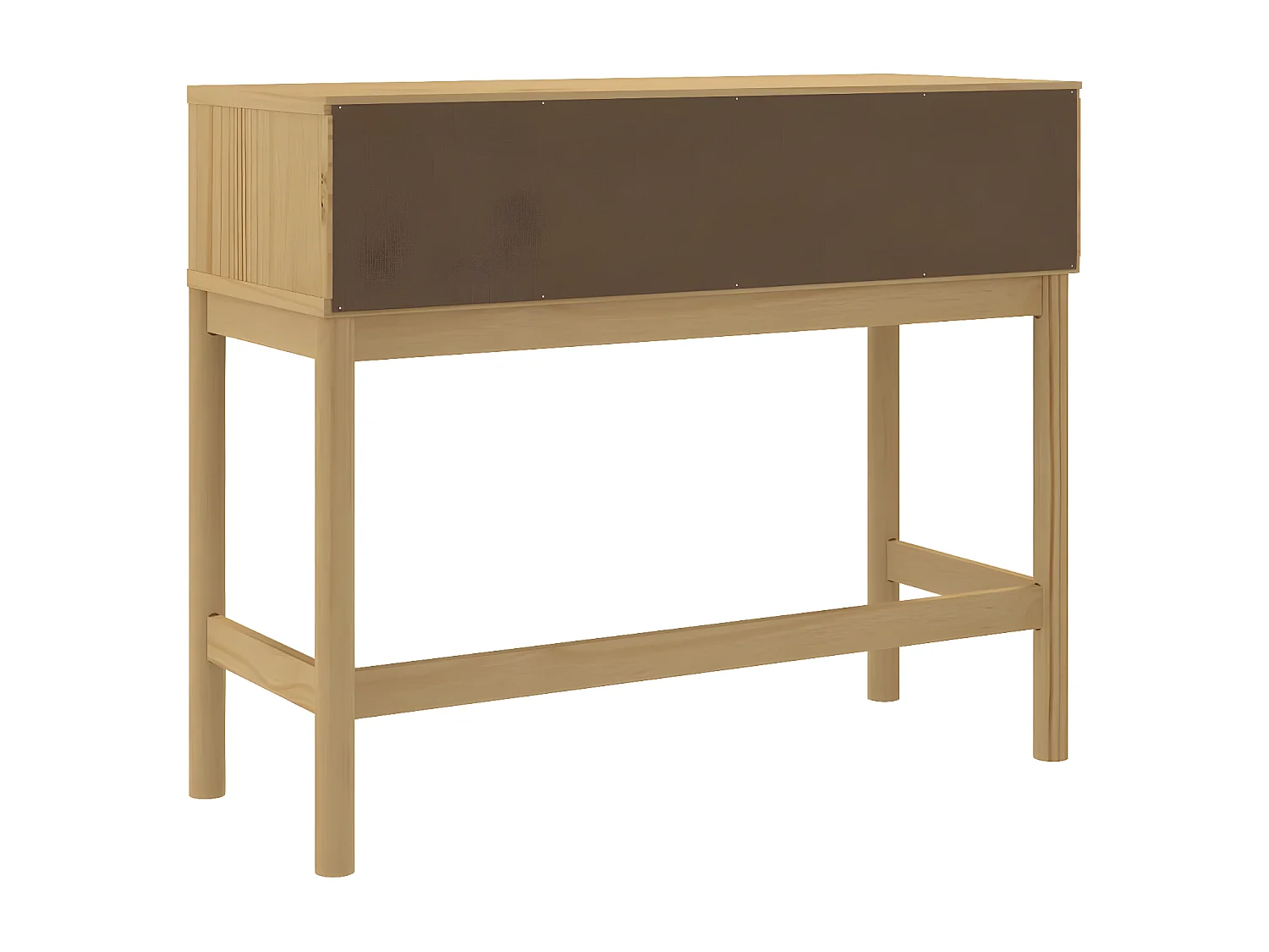 Table console FLORO marron cire 89,5x36,5x73 pin massif