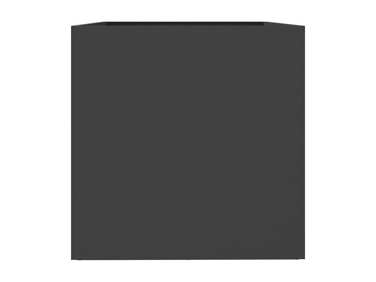 Jardinière noir 62x40x39 acier laminé à froid