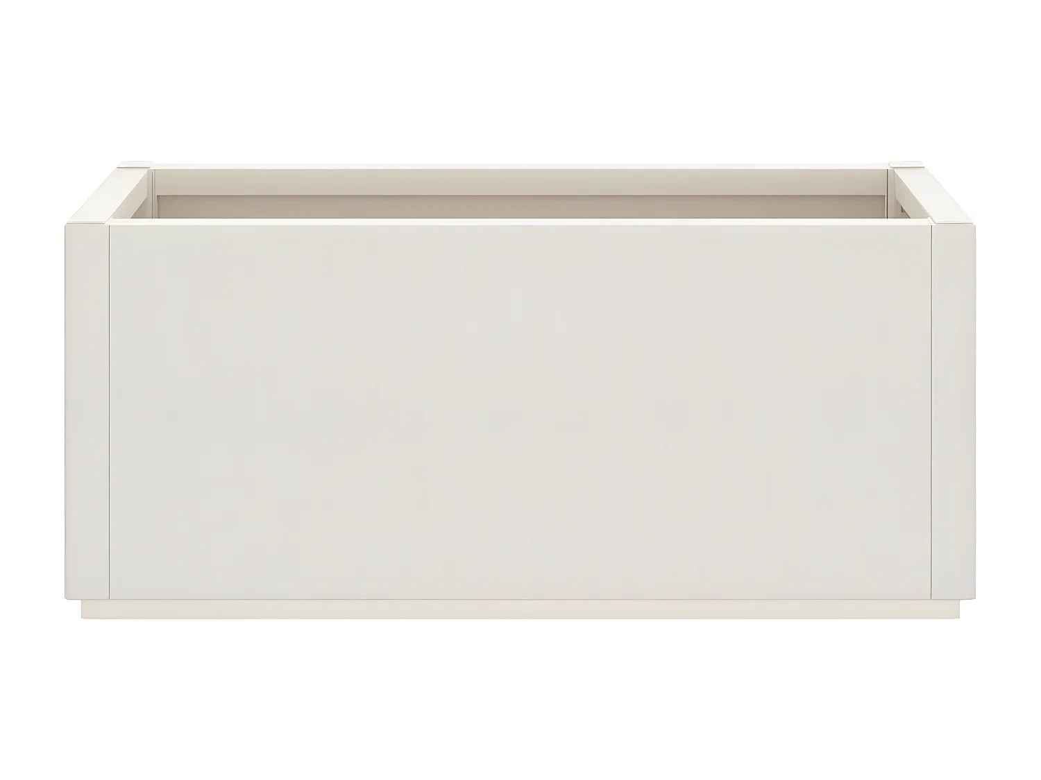 Jardinière blanc 80x36x35 PP