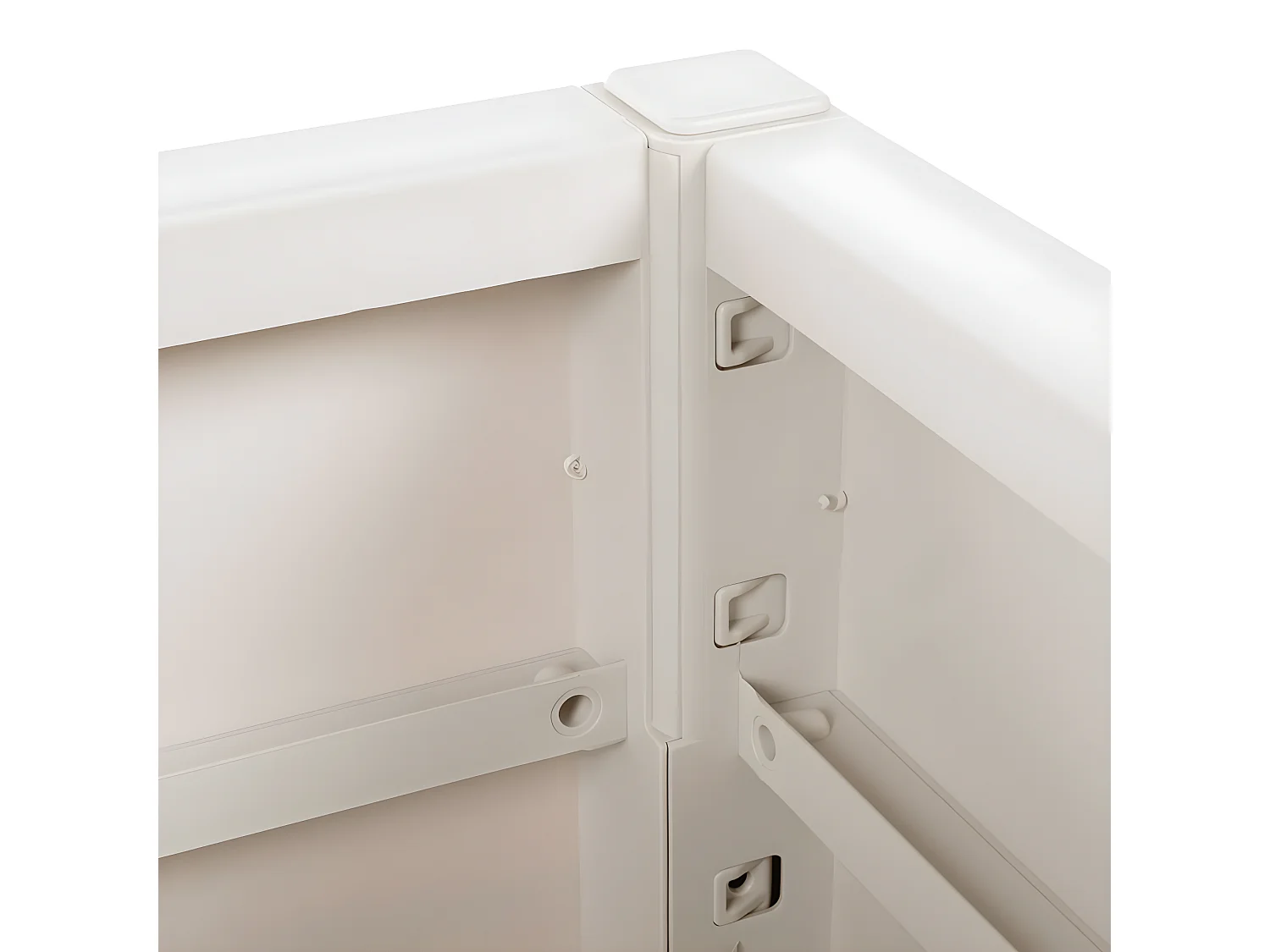 Jardinière blanc 80x36x35 PP