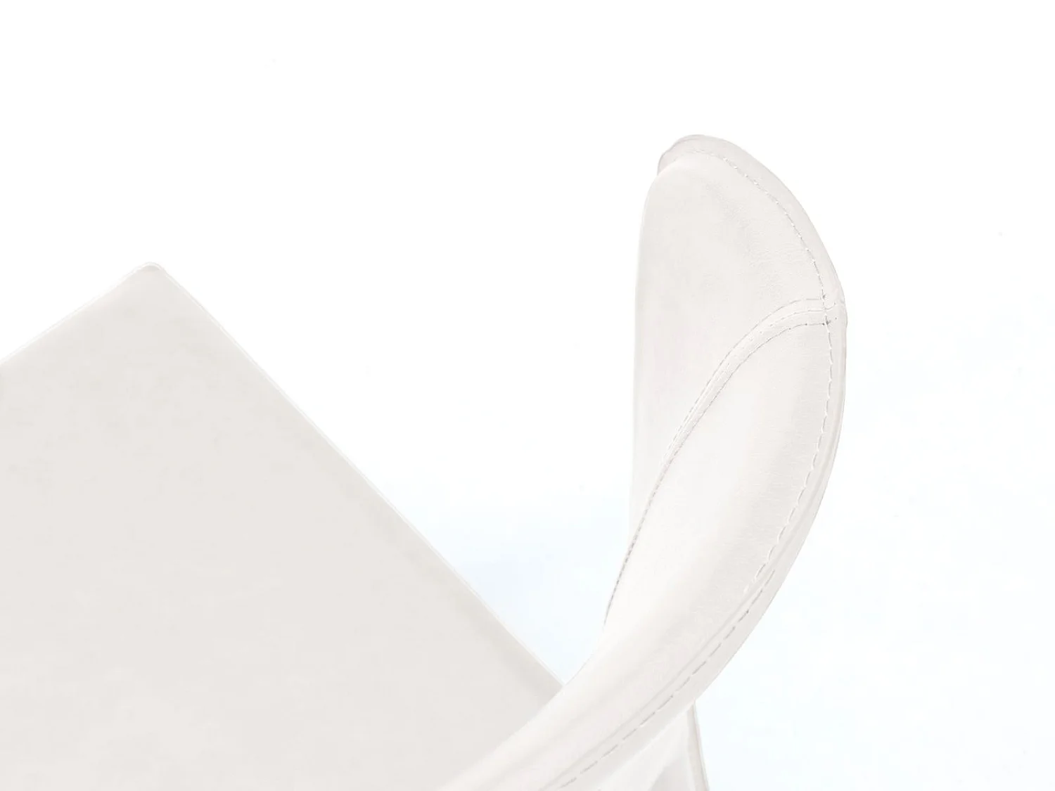 Break - Witte kunstleren stoel 4 st