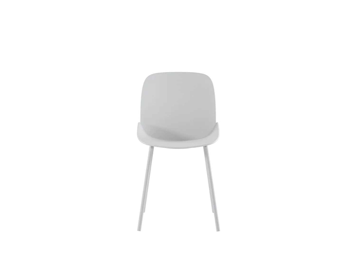 Eva Chaise en polypropylène blanc 4 pcs