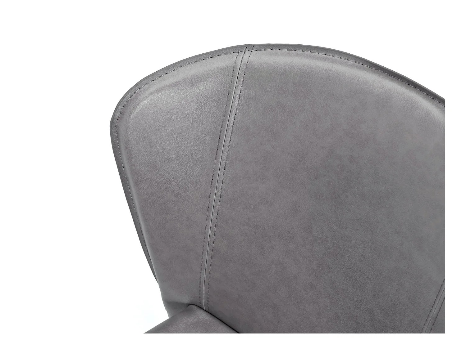 Break - Grauer Kunstlederstuhl 4-tlg