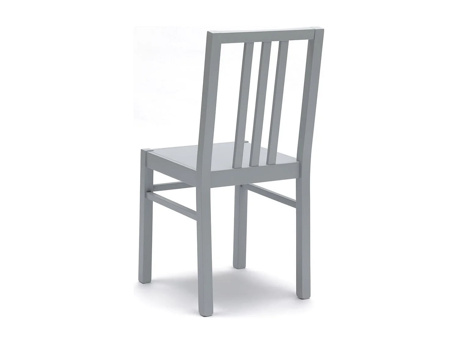 Mina Chaise en bois gris 2 pcs