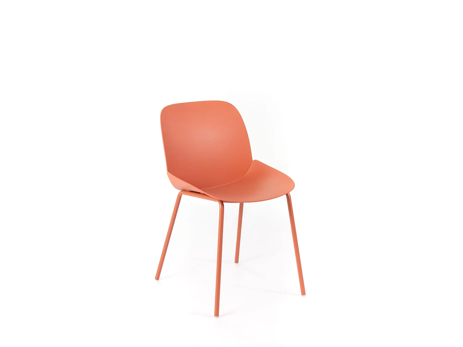 Eva Chaise en polypropylène rouille 4 pcs