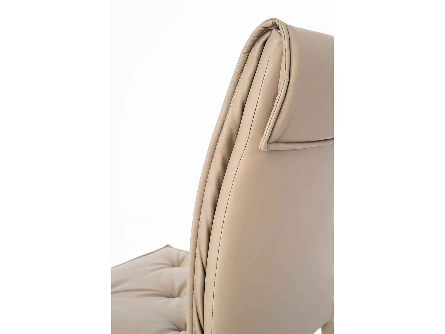 Carla - Dove grijze eco-lederen stoel 4 st