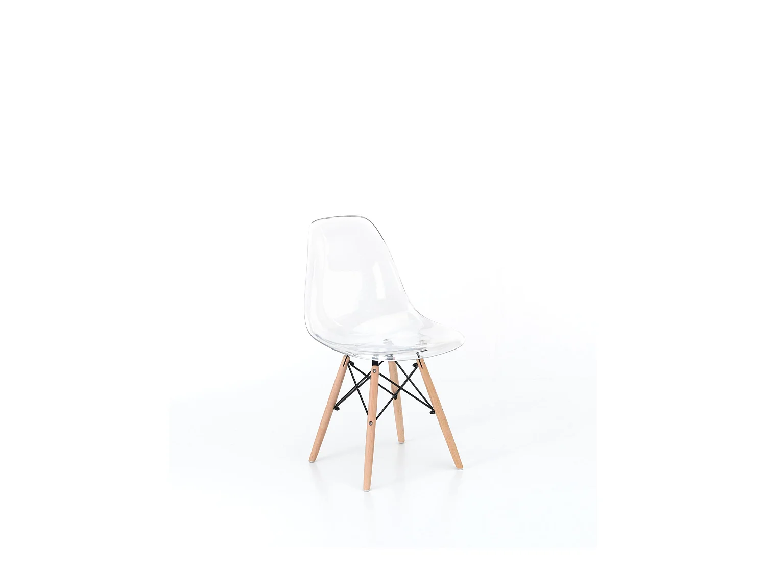 Isotta - Stuhl aus weißem PVC-Polycarbonat 4-tlg