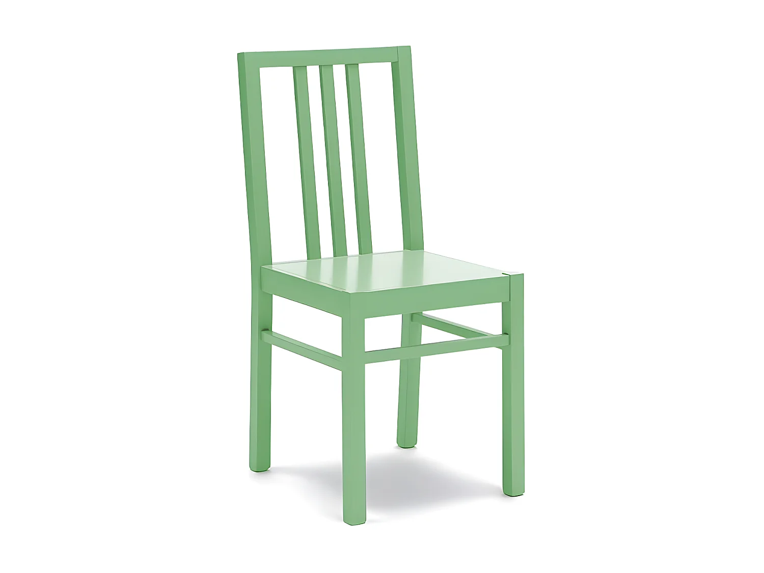 Mina - Grüner Holzstuhl 2-tlg