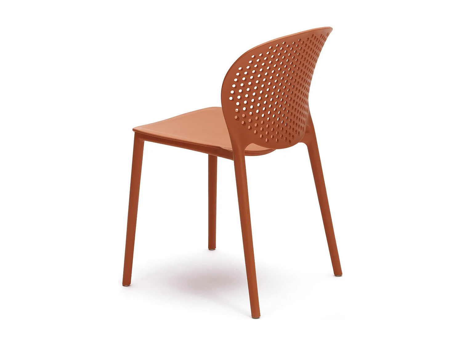 Spot Chaise en polypropylène orange 4 pcs