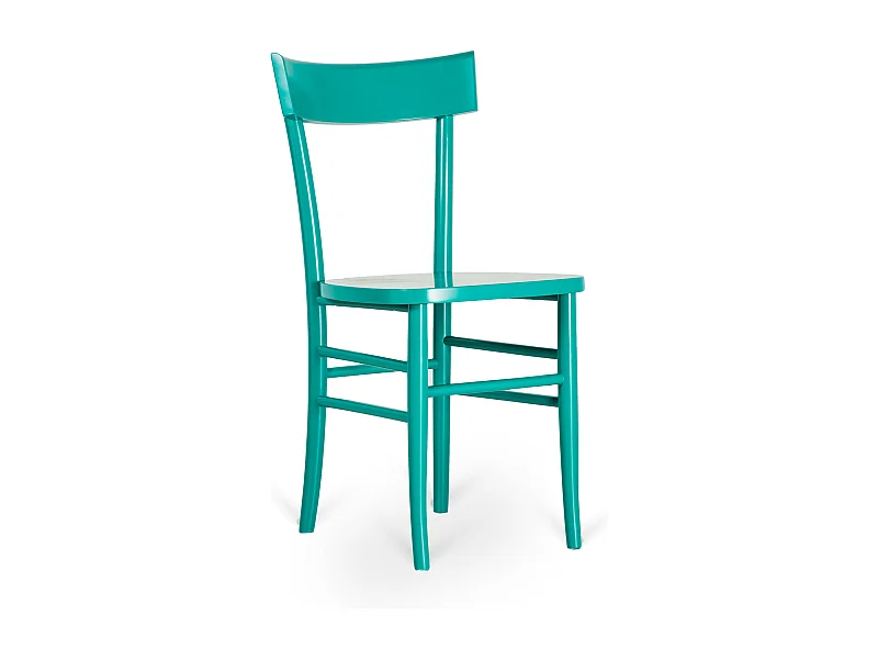 Brera Chaise en bois turquoise 2 pcs