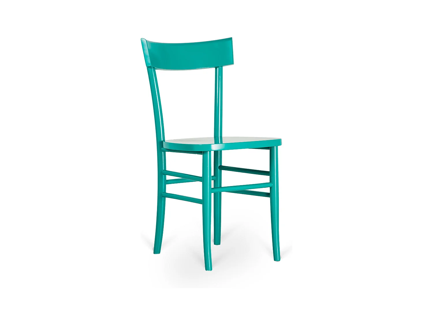 Brera Chaise en bois turquoise 2 pcs