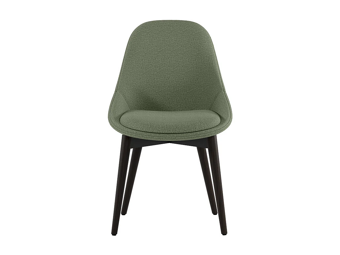 Astrid Chaise en tissu bleu 4 pc