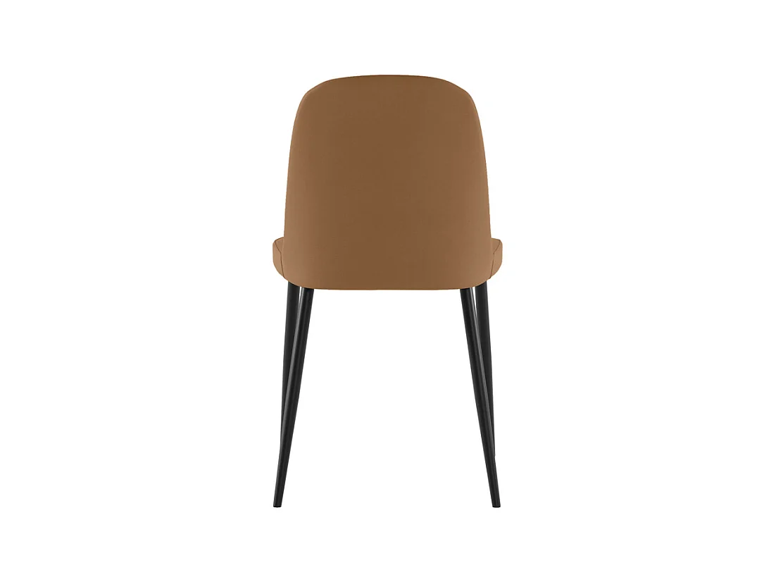 Tamara - Oranje soft touch stoel 4 stuks