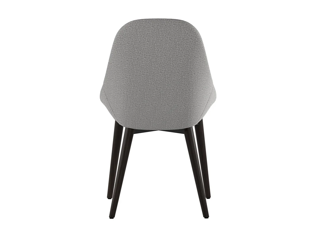 Astrid Chaise en tissu gris 4 pcs