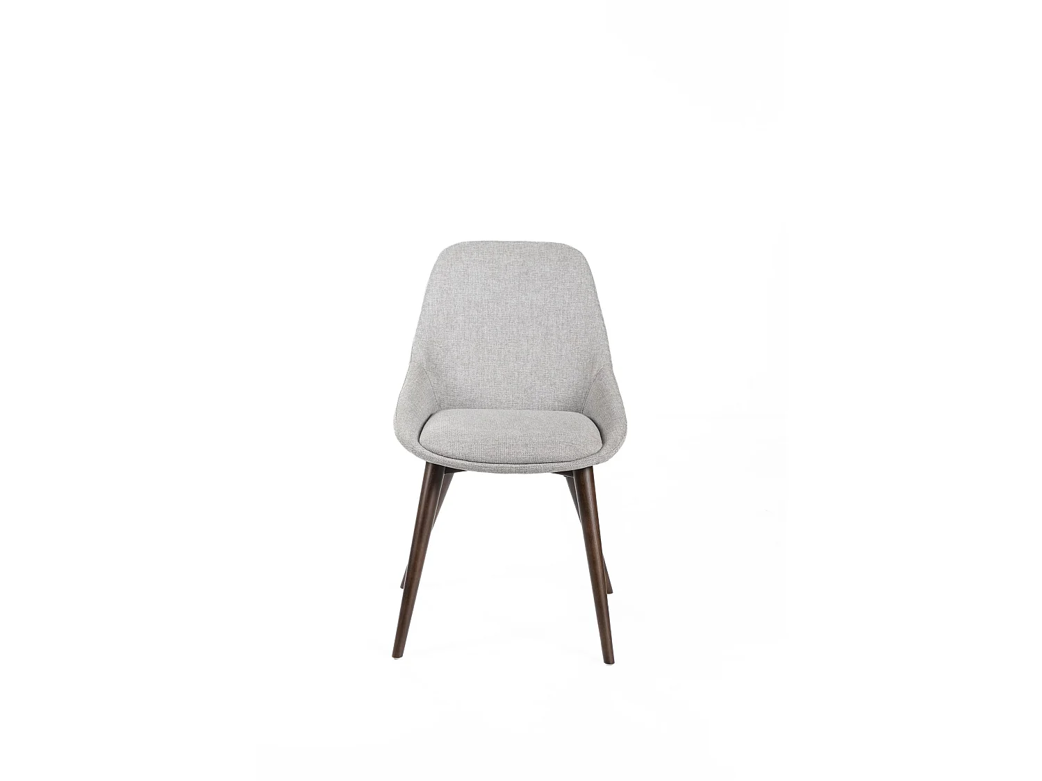 Astrid - Sedia in tessuto grigio 4 pz
