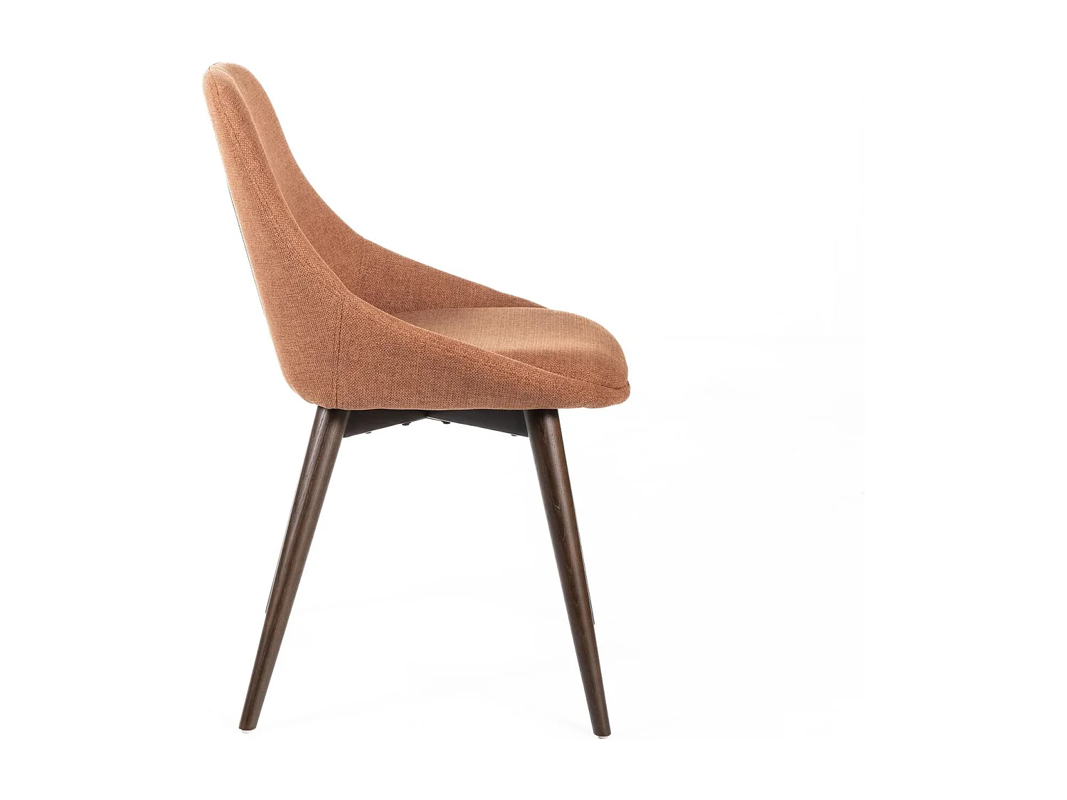 Astrid - Roest stoffen stoel 4 st